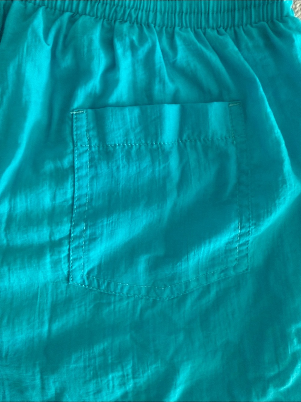 Vintage 90s Speedo Sport Turquoise Nylon Shorts Swim Trunks Unisex - Picture 3 of 8
